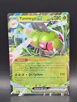 Yanmega EX 003/182 Double Rare Pokemon TCG SV10 Destined Rivals NM - Image 1