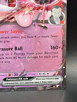 Pokemon TCG Team Rocket's Mewtwo EX 081/182 Destined Rivals Double Rare Holo NM - Image 5