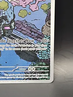 Pokemon Team Rocket's Weezing Illustration Rare IR 199/182 Destined Rivals NM - Image 5