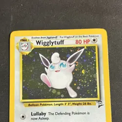 Wigglytuff 19/130 Base Set 2 Holo Rare 2000 Wizards Pokemon (Swirl) - Image 2