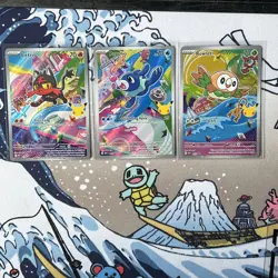 Pokemon First Partner Illustration Collection | Gen 7 Starters | Set Of 3 NM - Image 1