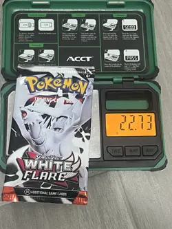 22.73g🔥 HEAVY 🔥 Pokemon TCG White Flares Booster Pack! FACTORY SEALED!!!✅ - Image 1
