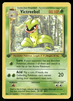 Victreebel 30/64 Rare Jungle Pokemon 1st Edition Lightly Played - Image 1