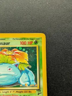NM Pokemon Venusaur Holo Card 18/130 Base Set 2 2000 - Image 3