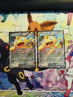 Meowth ex 062/088 Pokemon TCG Double Rare Perfect Order - Image 1