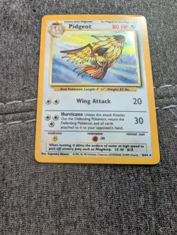 Pokemon TCG Pidgeot Jungle 8/64 Holo Unlimited Holo Rare - Image 1