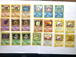 Lot of 20 Pokemon Collection Base Jungle Fossil Rocket Base 2 Some Holo WOTC - Image 1