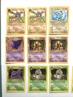 Lot of 20 Pokemon Collection Base Jungle Fossil Rocket Base 2 Some Holo WOTC - Image 2