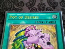 Yu-Gi-Oh! TCG Pot of Desires OP11-EN003 Unlimited - UR - Near Mint - 1 Copy Each - Image 2