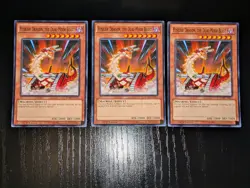 Yugioh Fusilier Dragon, the Dual-Mode Beast x3 Playset SDMP-EN015 1st Ed Common - Image 1