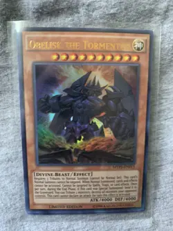 Yu-Gi-Oh! TCG Obelisk the Tormentor Mvp1-ensv5 Ultra Rare Near Mint - Image 1