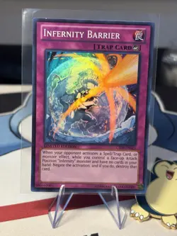 Yugioh Infernity Barrier CT09-EN023 Super Rare Limited Edition LP - Image 1