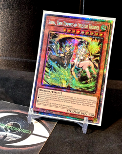 Yugioh Shiina, Twin Tempests of Celestial Thunder BPRO-EN027 Starlight Rare NM - Image 1