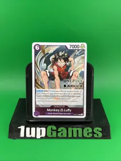 Monkey D Luffy Judge OP03-070 Gold Stamped One Piece TCG Foil English Card - Image 1