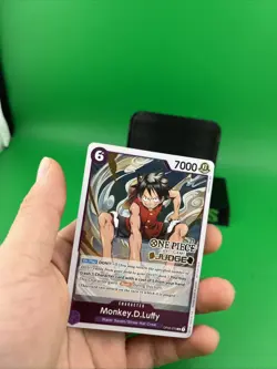 Monkey D Luffy Judge OP03-070 Gold Stamped One Piece TCG Foil English Card - Image 5