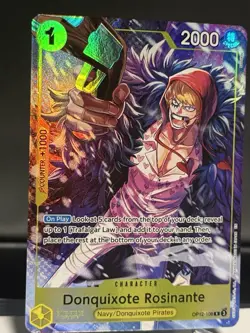 One Piece TCG Donquixote Rosinante OP12-108 Rare Foil Character Card Game Card - Image 2