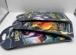 DISNEY LORCANA “WHISPERS IN THE WELL” , ART SET OF 3 BOOSTER PACKS, SEALED - Image 3