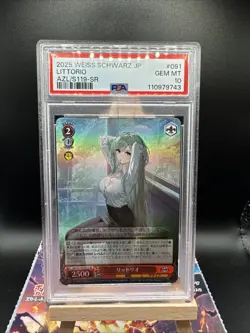 💎 PSA 10 Weiss Schwarz Azur Lane vol.2 AZL/S119-091S SR Littorio FOIL - Image 1