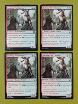 Burning-Tree Emissary x4 Modern Masters 2017 4x Playset Magic the Gathering MTG - Image 1