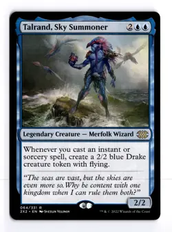 Talrand, Sky Summoner 64 Double Masters 2022 R MTG LP - Image 1