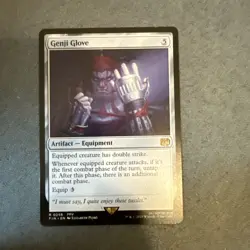 Genji Glove #0258 (FIN) Final Fantasy Rare MTG - Image 1