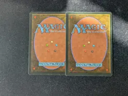 2x Counterspell MTG Magic the Gathering 4th Edition LP Spanish SIGNED - Image 2