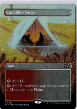 Sunbillow Verge (Borderless) Aetherdrift Foil NM R 0373 - Image 1