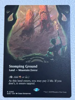 Stomping Ground (Borderless) 283 R Edge of Eternities NM/M - Image 1