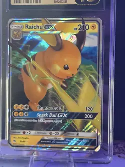 ⚡CGC PRISTINE 10 Raichu GX 20/68 - Hidden Fates Holo Pokemon Card 2019⚡ - Image 3
