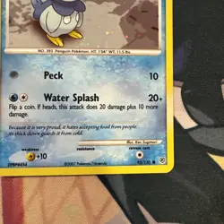 Piplup 93/130 Diamond & Pearl Cosmos Holo Rare Pokemon Card DMG - Image 5