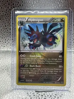 Pokemon TCG Hydreigon 86/114 Steam Siege Reverse Holo Rare Card - Image 1