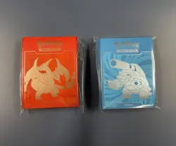 Pokemon TCG XY Evolutions Mega Charizard And Blastoise Card Sleeves Sealed,New! - Image 1