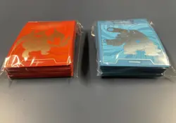 Pokemon TCG XY Evolutions Mega Charizard And Blastoise Card Sleeves Sealed,New! - Image 2
