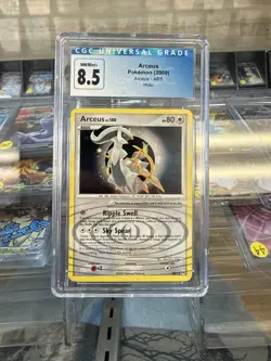 Pokemon Arceus AR5 Holo Rare English CGC 8.5 2009 Basic Card - Image 1