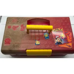 Vintage 1999 Pokemon Trading Card Game Collector Case Just Stuff Storage - READ - Image 3