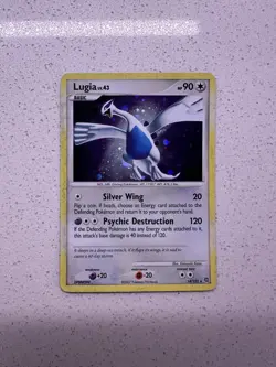 Lugia Secret Wonders Holo Rare Card 14/132 Moderately Played Condition - Image 1