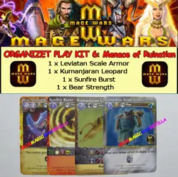 MAGE WARS: MENACE OF RUINATION OP KIT 6 (ONLY PROMO CARDS) - Menace of Ruination - Image 1