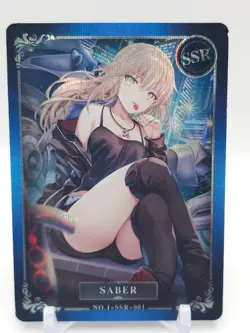 Fuliji - Anime Waifu SSR Trading Card - Saber - Image 1