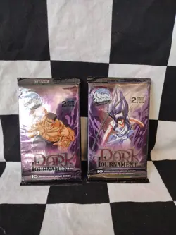 Lot of (2) Yu Yu Hakusho Ghost Files Dark Tournament Booster Trading Card Packs - Image 1