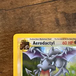 Aerodactyl Holo 1/62 Fossil Pokemon Card 1999 NM/Mint - Image 2