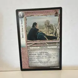Decipher Don't Look At Them Condition Set 6R8 Smeagol Lord of the Rings Card 6R8 - Image 1