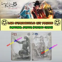 LEGEND OF THE FIVE RINGS LCG - Imperial Favor Promo Card - FFG Stronghold Kit - Image 1