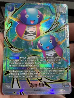 Zen-Oh FB09-031 Alternate Art Dual Evolution Dragon Ball Card English Fusion - Image 1