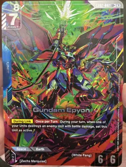 GUNDAM EPYON - LR+ - GD02-002 - DUAL IMPACT - GUNDAM CARD GAME - Image 1