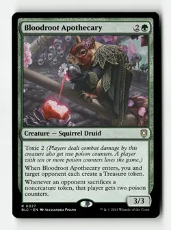 Bloodroot Apothecary - Bloomburrow Commander - #27 - Non-Foil - NM - MTG - Image 1