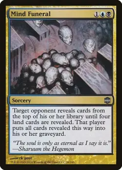 Magic The Gathering MTG MIND FUNERAL Alara Reborn NM Near Mint - Image 1