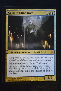Magic The Gathering MTG GEIST OF SAINT TRAFT Innistrad LP Lightly Played - Image 1