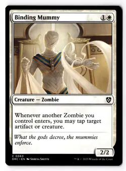 Binding Mummy 63 Commander: Aetherdrift Normal NM - Image 1