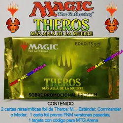 MTG THEROS BEYOND DEATH - PREMIUM PROMO PACK ESPANOL SEALED - Image 1