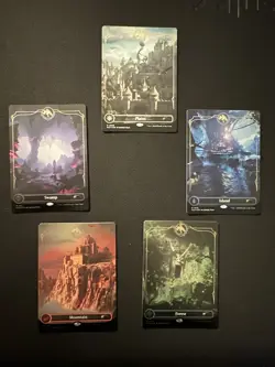 MtG Secret Lair Dungeon & Dragons Full Art Land Set Foil (One Of Each) - Image 1